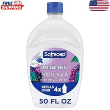 Softsoap Antibacterial Hand Soap Refill White Tea Berry Scent 50 fl oz