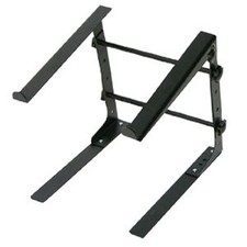 Pyle Portable Adjustable Laptop Stand - 6.3 to 10.9 Inch Standing Table Black