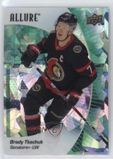 2023-24 Upper Deck Allure Green Rainbow 70/99 Brady Tkachuk #46 2y6
