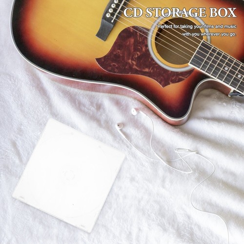 12PCS Ultra-mince DVD Case Transparent CD Package Portable CD Storage Box pour - Photo 3/12