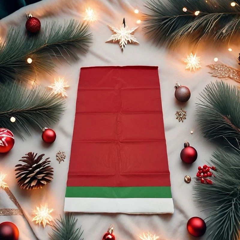 24 Sheets 20"x30" Red Green White Chritmas Gift Tissue Paper - Image 3 of 4