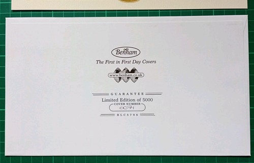 2019 Christmas Benham First Day Cover Holywell Flintshire postmark - Picture 3 of 3