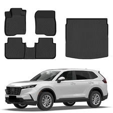 Floor Mats Upper Cargo Liner Set Rubber TPE Waterproof for Honda CR-V 2023-2026