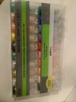 Imagin8 3D Fabric Permanent Paint 20 Pack Nib
