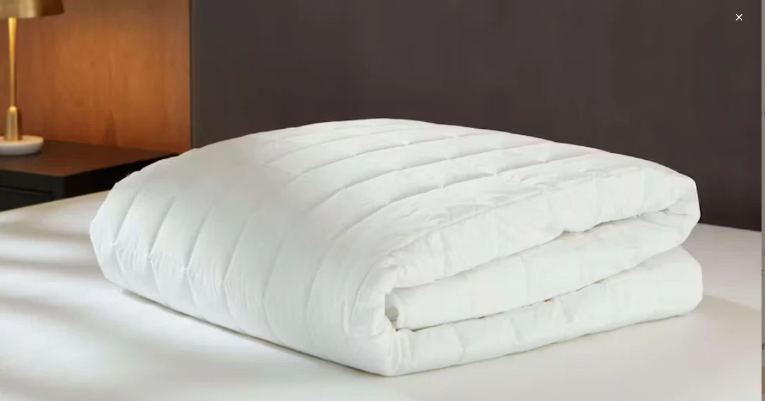 NWOT SAATVA Cotton Mattress Pad/Cover King Size Retails $215.00