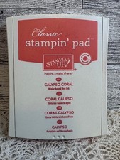 Stampin' Up Ink Pad CALYPSO CORAL Cardmaking, Scrapbooking, Papercrafting