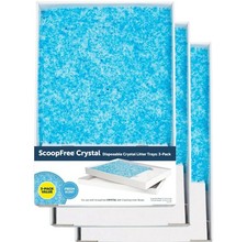 PetSafe ScoopFree Crystal Disposable Cat Litter Trays,Fresh Scent,Silica Crystal