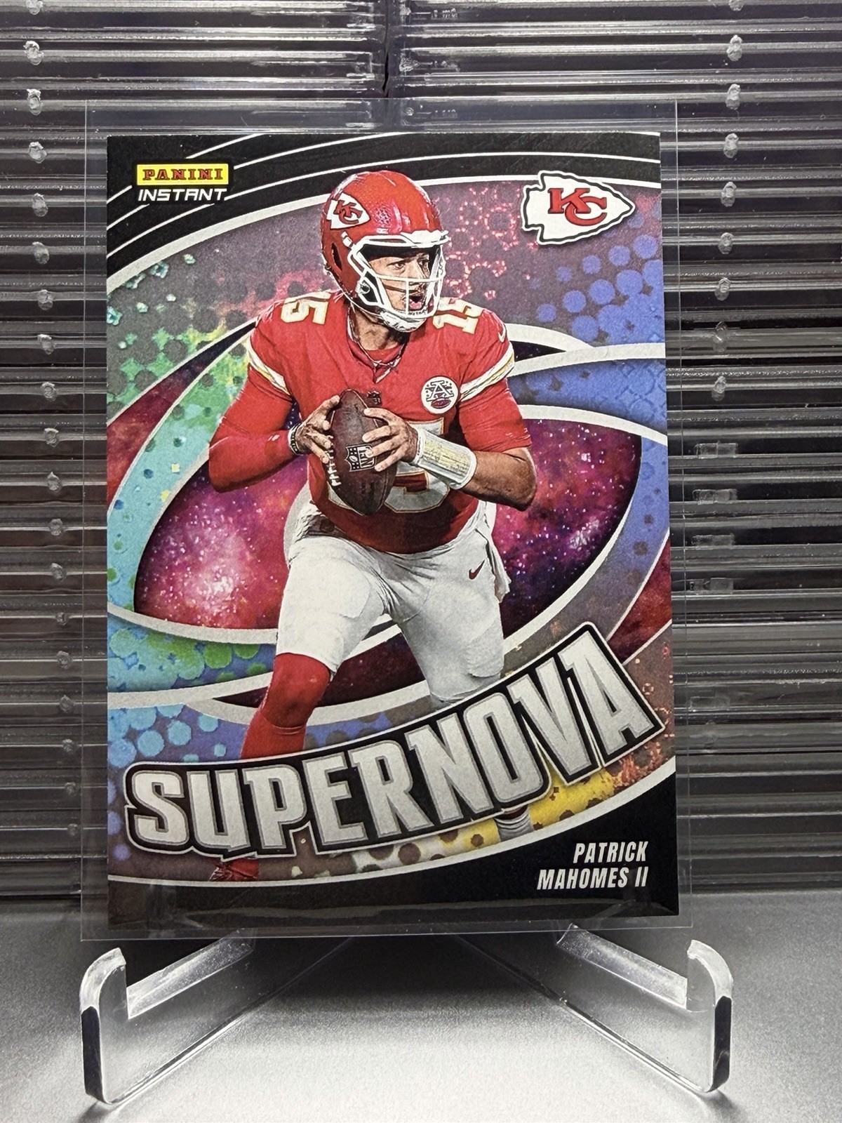 2024 Panini Instant Patrick Mahomes II Supernova Football Card 1/451 KC Chiefs