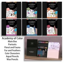 Crafter's Companion Academy of Color Main Box  6 other lessons Portraits Pencil