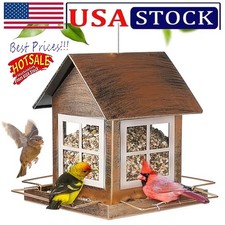 Wild Bird Feeder Hanging for Garden Yard Metal Bird Feeder for Outside US