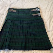 NWOT Traditional Blackwatch Unisex Kilt Wool Blend Kilt 38  Waist AAR Traders