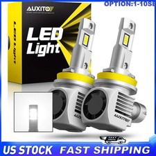 AUXITO H11 LED Headlight Bulb Low Beam Super Bright 100W 6500K White H9 H8 2-20X