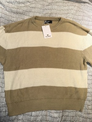 Pull&Bear Strickpullover gestreift Gr. L neu