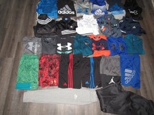 26 Pc UNDER ARMOUR ADIDAS NIKE Lot Boy's Small 8 10 Hoodies Pants Shorts Shirts