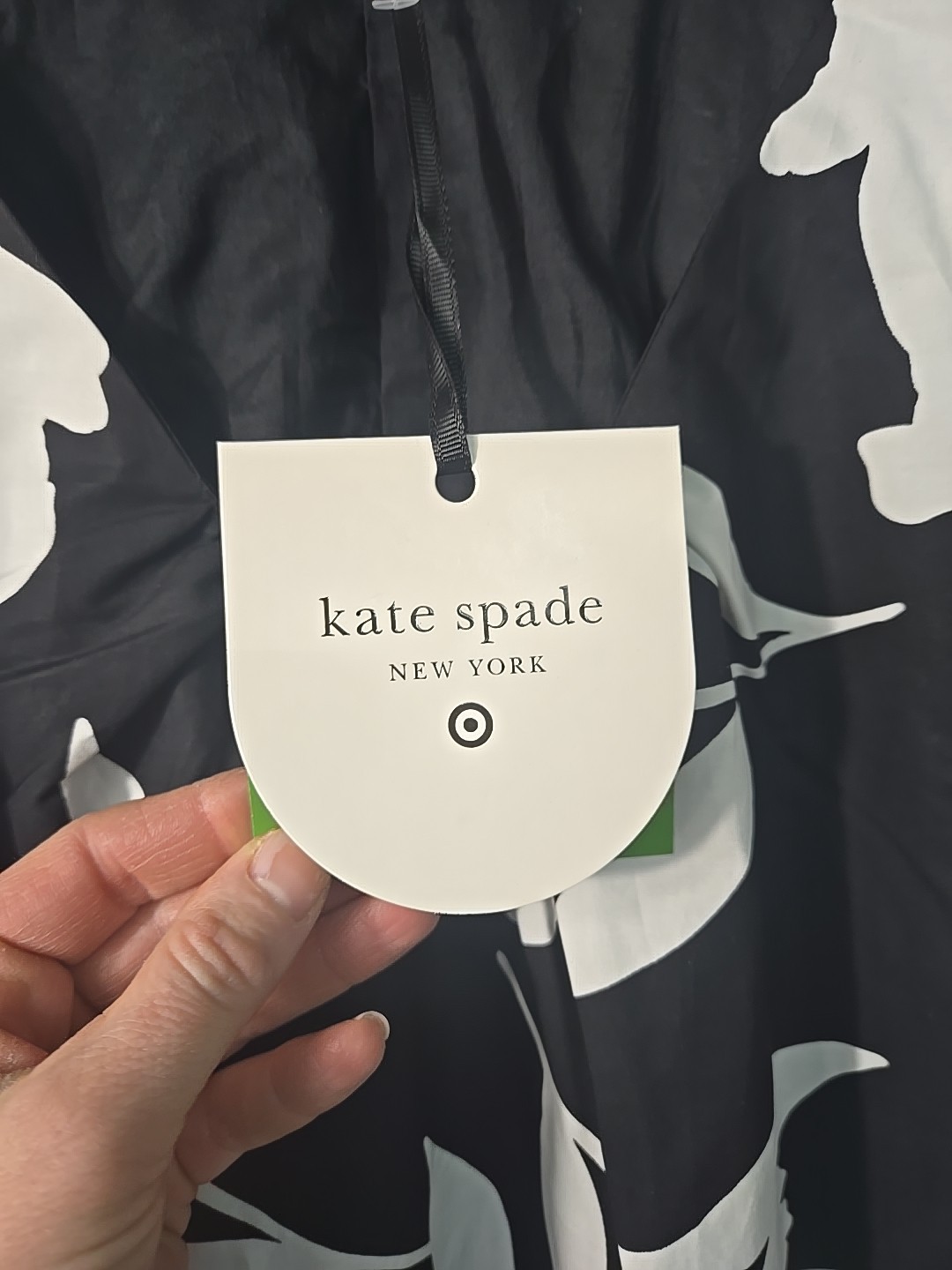 Kate Spade x Target Women's Classic Rose Mini Dress Black/White M NEW Lined thumbnail 3