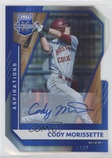 2021 Panini Elite Extra Edition 72/79 Cody Morissette #52 Auto 7m3