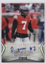 2018 Leaf Draft Auto Damon Webb #BA-DW3 Auto 0n64
