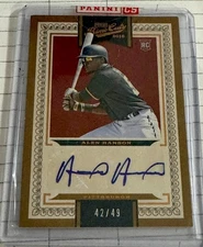 2016 Panini Prime Cuts Base VI Auto Bronze /49 Alen Hanson #166 Rookie Card RC