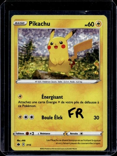 Pikachu - 7/15 / McDonald NM 2021 French / Pokemon TCG