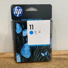 Genuine OEM HP 11 (C4811A) Cyan Printhead - New & Sealed - Dated July 2022