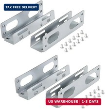 2 Pack SSD/HDD Hard Drive Metal Mounting Bracket Adapter, Convert Any 3.5 in HDD