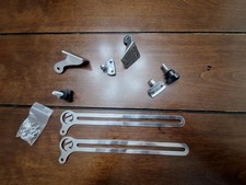 Rear Pop Out Window Extension Latch Extenders Stainless Pair Vw Beetle 1955-1964