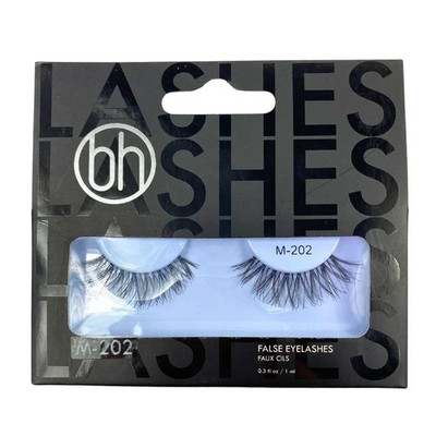 BH Cosmetics 3-Pack M-202 False Eyelashes Faux Cils Dramatic Wispy Lashes 0.3 oz