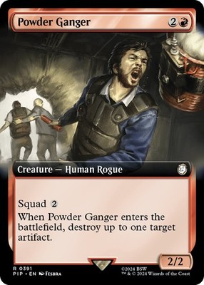 Powder Ganger (Extended Art) - Normal NM MTG Universes Beyond: Fallout