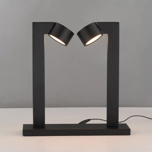 ET2 E30523 Embrace 15" Tall Spotlight Desk Lamp - Black - Picture 4 of 5