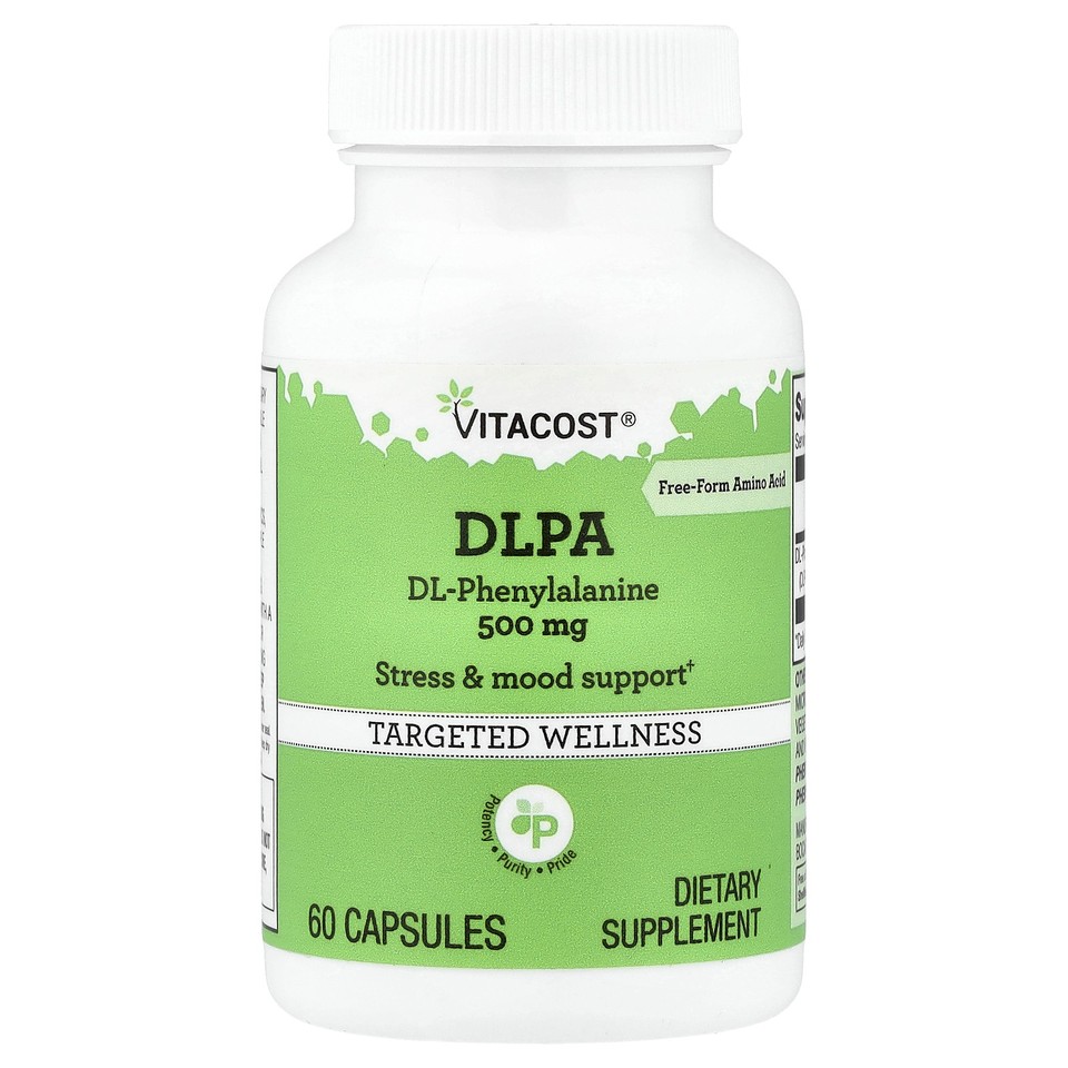 DLPA, 500 mg, 60 Capsules
