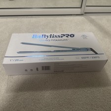 BaByliss Pro Nano Titanium 1" Ultra-Thin Flat Iron Max 450 F - New