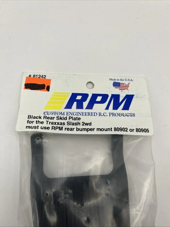 RPM 81242 REAR SKID PLATE FOR THE TRAXxAS SLASH 2WD - Image 2 of 2