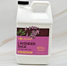 HOME & BODY CO Solsoap Lavender Sage Soothing Hand Wash Refill 64 fl. oz