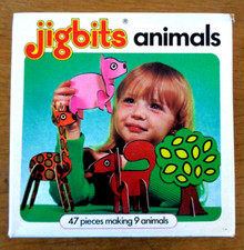 Kiddicraft JIG BITS Learning Activities  ANIMALS  47 Pcs  Makes 9 animals