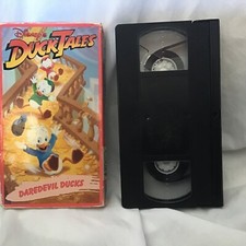 Disney's Duck Tales Daredevil Ducks (VHS, 1988) Scrooge Huey Dewey Louie
