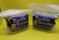 Buckle Booster Seat Belt Receptacle Raiser Long Neck Pull Over Style Purple 4pcs