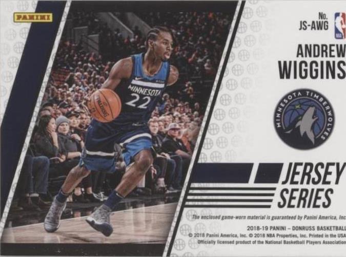 2018-19 Panini Donruss - Andrew Wiggins #JS-AWG