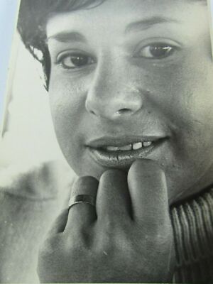 Photograph Young Woman Ethnic Close Up Candid 1970s Photo 31870