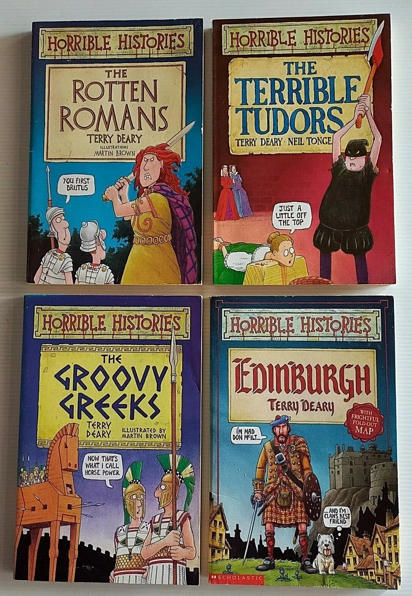 BULK Horrible Histories The Terrible Tudors Rotten Romans Groovy