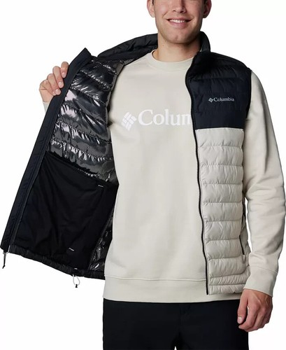 Columbia Men's White Out Omni-Heat Puffer Vest - Picture 4 of 12