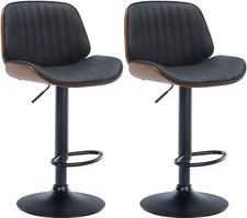 2er Set Barhocker Nova Kunstleder Barstuhl höhenverstellbar drehbar