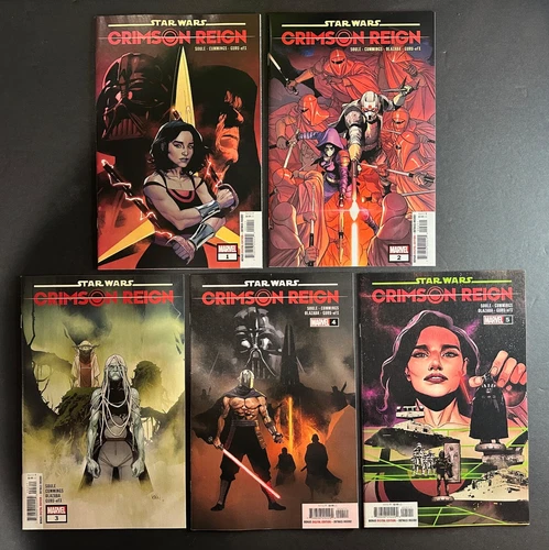 Star Wars: Crimson Reign #1-5 Complete Run Marvel Comics 2021 VF/NM or Better