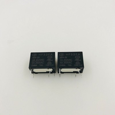 5pcs New Hongfa Relay JZC-HF32FA-024-Z2 24VDC 5pin 3A 250VAC 2 Pin Type-