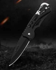Folding Stainless Steel Tactical Survival 6" Camping Pocket Hunting Knife Tool