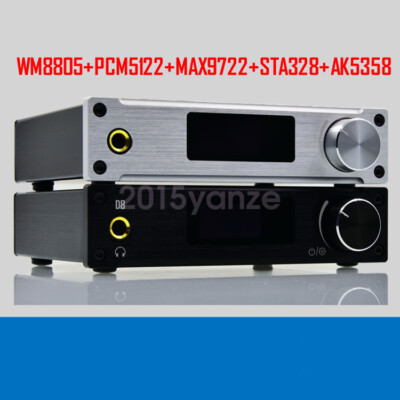 New Black XMOS HIFI USB DAC Sound Card Digital Audio Amplifier Blu-ray HD-DVD