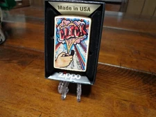ZIPPO CLICK POP ART BRASS ZIPPO LIGHTER MINT IN BOX