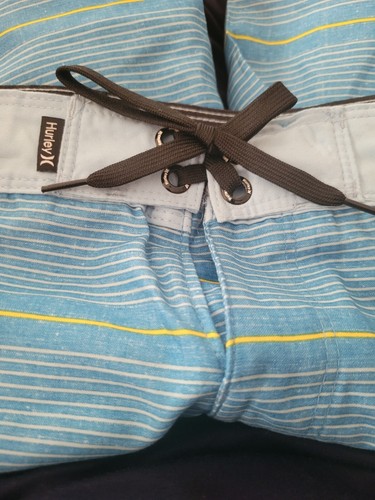 Hurley Boys Board Shorts Indo Blue Size 7 Swimwear Surf Swim Trunks Beach NEW - Picture 4 of 5