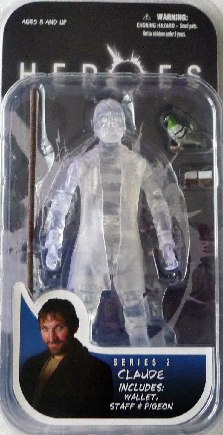 Mezco Heroes - CLEAR INVISIBLE CLAUDE - 6 " Inch Action Figure - Nip