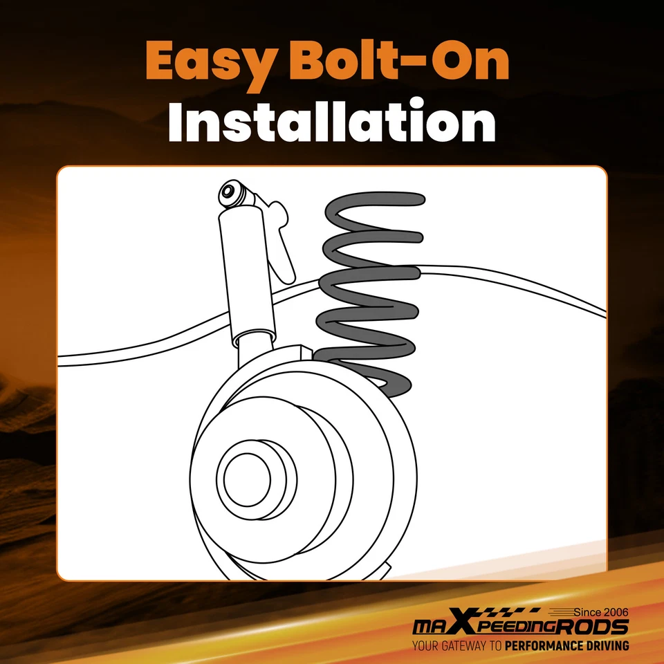 Комплект передних 3-дюймовых понижающих пружин для Chevy S10 GMC S15 1982-2004 - Изображение 4 из 4