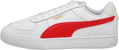 Puma Men's Caven Lace Up Sneakers Shoes Casual ~ White